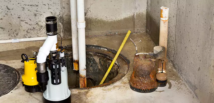 Installing Sump Pump in Finished Basement in Grayslake, IL